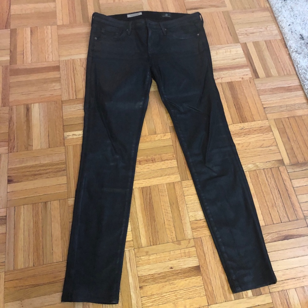 AG Black Wax Jeans